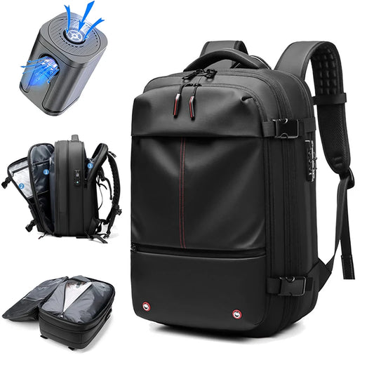 17-Inch Laptop Backpack – Large Capacity Business, Travel, and School Bag with Vacuum Compression